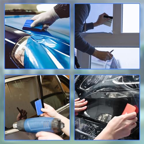 HASTHIP® 3Pcs Felt Edge Squeegee