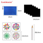 HASTHIP Mandala Art Kit for Beginners with Stencils and Brushes | DIY Painting Set for Kids and Adults
