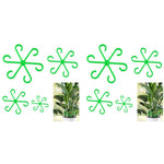 HASTHIP Plant Climbers for Houseplants 4 Pack with 6 Claw Plastic Stem Support Clips | Secure Growth