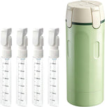 HASTHIP® Dispensador de Viaje 4 en 1,Set de 4 Botellas Viaje 30 ml a Prueba Fugas para Champú,Loción,Acondicionador y Crema Contenedores Portátiles para Viajes - Verde
