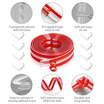HASTHIP® Banda de borde 6,6 pies y 8 protectores esquina autoadhesivos