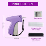 HASTHIP® Quick Clothing Fixer, Tag Gun, Clothing Stitch Gun 2024 Quick Clothing Fixer Stitch Gun for Clothes Quick Tailoring Sewing Gun (6 Needles, 1000 Glue Needles)