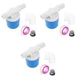 HASTHIP Automatic Water Level Control Float Valve for Tanks and Aquariums featuring 1/2 Inch Side Inlet | 3 PCS Set