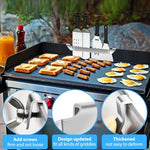 HASTHIP® Stainless Steel Grill Barbecue Tool Rack,6.18 Inches Removable Barbecue Grill Accessories for Flat Top Griddle and Other Griddles