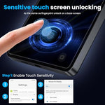 HASTHIP® Compatible with Samsung S25U 2Pcs Screen Protectors HD Tempered Glass Screen Protectors Privacy Screen Protectors Anti-scratch Screen Protectors withScreen Alignment Tool & Accessories Pack