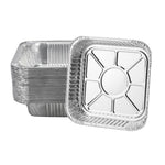 HASTHIP® 20PCS Non-Stick Air Fryer Aluminum Foil Liners Square, Also for Steamer Basket Instant Pot Oven & Grill (8 * 8 Inch)-Silver