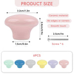HASTHIP 6-Piece Ceramic Drawer Knobs