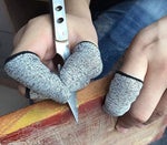 HASTHIP® 10pcs Gardening Finger Cots Cut Resistant Finger Protector Sleeves, Finger Covers Finger Protector Safe Finger Guards Finger Clots for Kitchen, Pruning, Planting