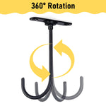 HASTHIP J Shaped Banana Hook for Under Cabinet Storage with 360 Degree Rotation | Metal Screw Mounted Hanger