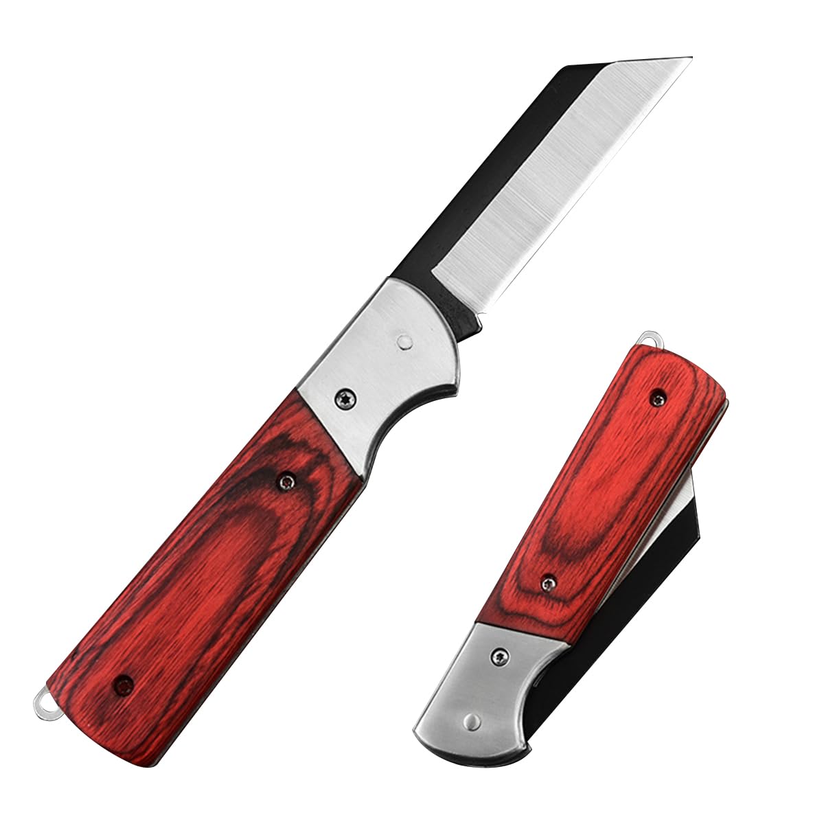 HASTHIP Grafting Cutter for Gardening with Anti Slip Wooden Handle and Stainless Steel Blade | Portable Pocket Design
