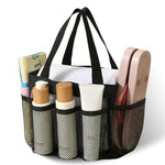 HASTHIP® Shower Caddy Bag, Quick Dry Mesh Toiletry Organizer with Multi-Pockets, Portable Storage Basket for Bathroom, Gym, Beach, Dorm, Swimming, College Essentials and Accessories