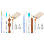 HASTHIP Punch Needle Embroidery Starter Kit 34pcs for DIY Family Crafts | Beginner Set