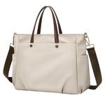 HASTHIP® Bolsa Tote Mujer Impermeable con Correa Desmontable, Gran Bolso de Mano para Oficina, Universidad y Uso Diario, Compatible con Portátil 15.6 Pulgadas, Estilo Elegante y Práctico