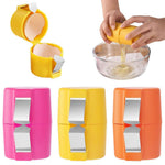 HASTHIP Egg Cracker Tool for Easy Egg Opening with Dual Hemispheric Chambers | 3pc Set
