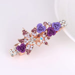 MAYCREATE Hair Clips for Women Alloy Rhinestone Hair Pins for Women and Girls Stylish Latest Flare Clips Barrettes Spring Hair Pins Clips Hair Jewelry Accessories Gift for Women Girls - 3 Pcs