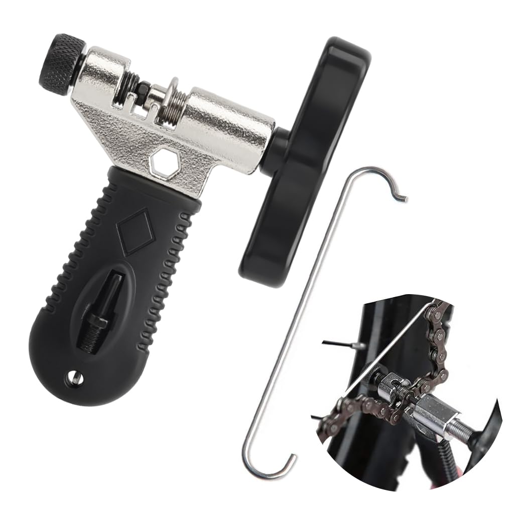 HASTHIP® Universal Bike Chain Tool for All Speeds, Precision Forcing and Fine-Tuning Locking Rod, Easy Disassembly, Durable Construction for DIY Enthusiasts and Professional Mechanics