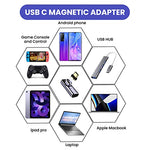 HASTHIP® USB C Adapter Right Angle Magnetic 90 Degree