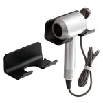 HASTHIP Self Adhesive Hair Dryer Holder Wall Mount with Plug & Cord Organizer (2 Pack)