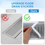 HASTHIP® 1 Roll Kitchen Sink Strainer Steel Hair Catcher Shower Drain Cover Cuttable PVC Mesh Stickers for Bathroom 13 Feet 4.72 Inches Width 3 PCS