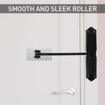 HASTHIP Door Closer for Wooden and Metal Doors with Adjustable Spring | Zinc Alloy Black 60 kg