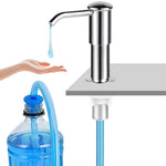 HASTHIP® Modern ABS Soap Dispenser with Extended 3.3ft Tube, Smooth Pump Action, Rust-Resistant Finish, Easy Install, Stylish Sink Accessory for Kitchen