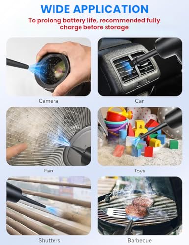 HASTHIP® Compressed Air Duster,3-Gear to 51000RPM Electric Air Duster