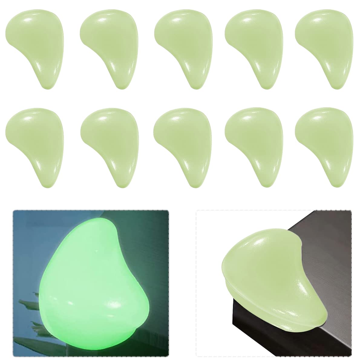 Table Corner Protector, Home Safety Luminous Round Table Corner Protector, Baby Safety Corner Protector for Table, Furniture, Sharp Edges Baby Anti-Collision Corner Guard