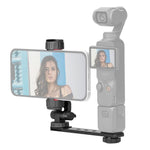 HASTHIP® ZORBES Compatible con Pocket 3, Soporte de Teléfono para Cámara de Acción con Zapata Fría, Ajuste de Ángulo Flexible, Tornillo 1/4'' Compatible con Trípode o Palo Selfie