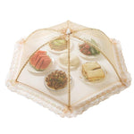 HASTHIP Foldable Food Cover Tent for Outdoor Picnic with Pop Up Umbrella Design 31.5 in Mesh