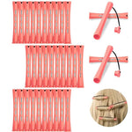 HASTHIP® 30pcs Heatless Hair Curler Kit, Cold Wave Hair Roller for Women, Small Perm Rods Styling Perming Curl Rods for Cold Wave Perm Curls