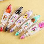 HASTHIP Correction Tape for Scrapbooking and Journals with Smooth Roller Mechanism 4Pcs 0.6cm×4m | Cute Cartoon Decorative Edging for DIY Crafts