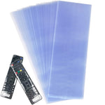 HASTHIP Heat Shrink PVC Pouches for Remote Controls featuring Transparent 8x25cm Design | Pack of 100 Dustproof Covers