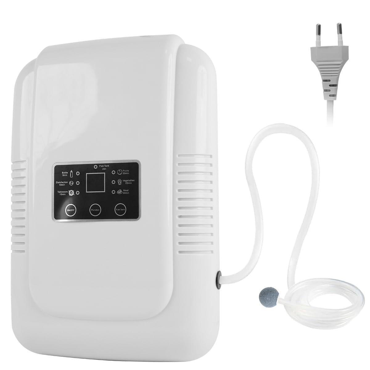 HASTHIP Ozone Generator for Air Purification and Water Treatment featuring 600mg/h Output | Multi-Functional Design with Timer and Accessories