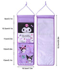 HASTHIP Over The Door Wall Storage Shelves with 4 Pockets 52.5x18.5cm | Hanging Organizer for Kids Bedroom