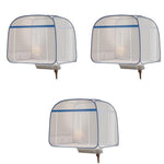 HASTHIP Pop Up Mosquito Net Tent for Double Bed with Dual Zip Doors and Mattress Straps 200180150cm Classic White | Foldable Breathable Mesh for Home and Travel