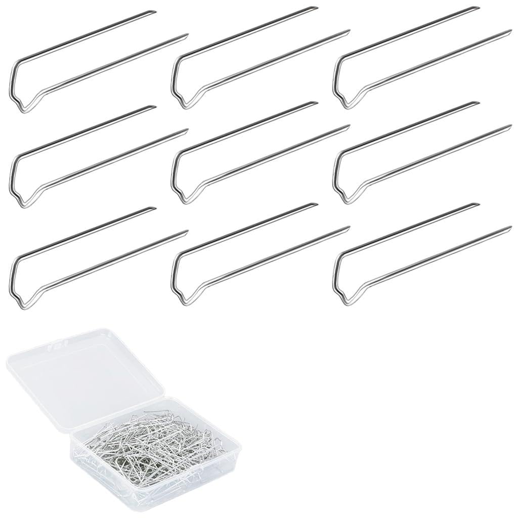 HASTHIP Floral Pins for DIY Wreath Making featuring 100pcs 1.8 in U Pins | Reusable Fixing Clips
