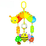 HASTHIP® Móvil para cuna de bebé, colgante para cochecito bebé, sonajeros suaves colgantes peluche, actividad
