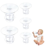 HASTHIP 5PCS Breast Pump Flange Inserts for 24mm Breast Shields