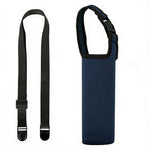 HASTHIP® soporte para botella de agua al aire libre, funda portátil para llevar con hebilla de liberación rápida y asa, funda aislada protectora para botellas de 400-600 ml