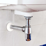 HASTHIP Pipe Cover Decoration for Plumbing and Radiator Pipes 14–45mm with Snap On Design | White PP Plastic Finish