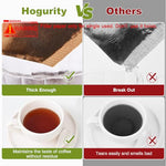 HASTHIP® 100 Count Unbleached V60 Coffee Filters,Natural Cone Shaped Disposable Paper for Pour Over and Drip Coffee Makers,Fits 2-4 Cup Brewers Eco-Friendly Wedge Filter