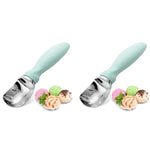 HASTHIP Ice Cream Scoop for Fruit and Dessert with Anti Slip Handle | 2PCS Stainless Steel