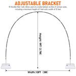 HASTHIP Balloon Arch Stand for Party Decoration featuring 9 ft Adjustable Frame and Water Bags