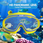 HASTHIP® Kids Leakproof Anti-Fog Yellow Swimming Goggles With Integrated Ear Plugs