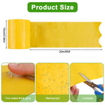 HASTHIP Sticky Insect Trap for Home and Garden with Double Sided Adhesive 10cm x 20m | Yellow Chemical Free Pest Control