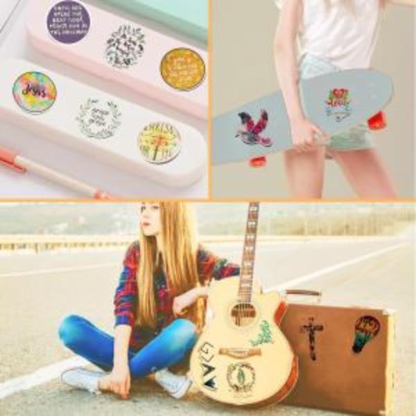 HASTHIP Jesus Christian Stickers for Water Bottles and Laptops featuring 100 pcs | Waterproof Bible Verse & Cross Decals for Kids Teens and Adults