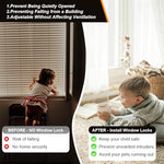 HASTHIP® Paquete de 2 Cerraduras para Puerta de Refrigerador, Cerraduras Multiusos con llaves y Auto Adhesivo Seguridad, para Niños, Electrodomésticos, Armarios, Puerta, Ventana
