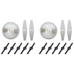 HASTHIP Grass Trimmer Blade Replacement for Lawn Cutting with 15CM Alloy Head and 14PCS Saw Blades | Includes 5PCS Plastic Blades