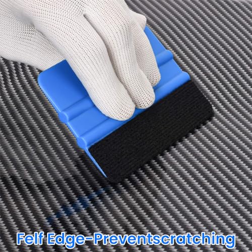 HASTHIP® 3Pcs Felt Edge Squeegee