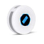 HASTHIP Smoke and Carbon Monoxide Detector with Dual Sensor 80db Alarm and LCD Display | Battery Operated Home Safety